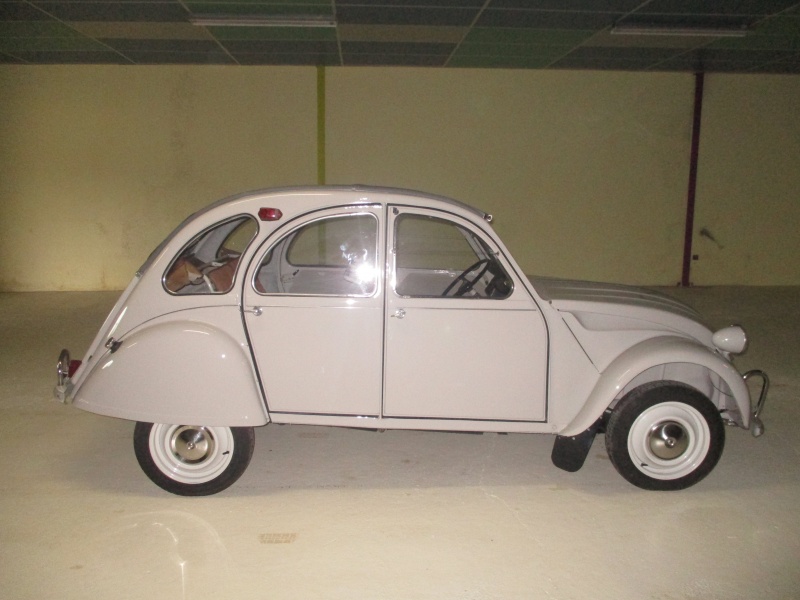 Citroën 2 cv Export Luxe AZAM 1967 grise - type AZAM